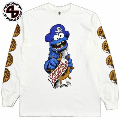 ポケットピストルズ POCKET PISTOLS COOKIE L/S T(WHITE)