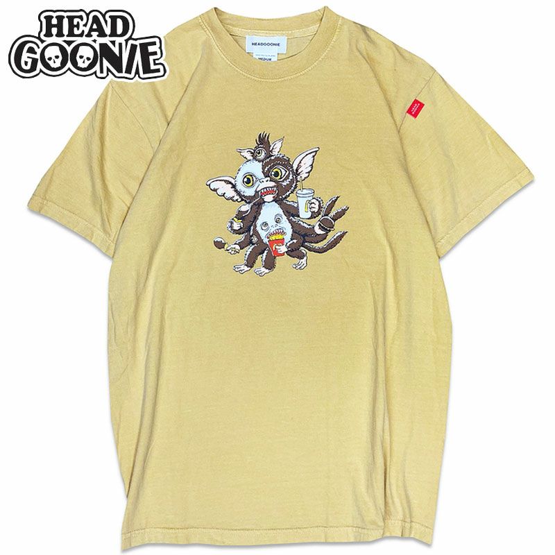 ヘッドグーニー HEADGOONIE MUNCH GIZMO GARMENT-DYE Tshirts(MUSTARD) |  大阪心斎橋アメリカ村のセレクトショップWARP(ワープ)の公式オンラインストア！