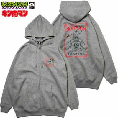 マジカルモッシュミスフィッツ MAGICAL MOSH MISFITS キン肉マン x MxMxM “ラーメンマンチーズ” ZIP HOODIE(RED)