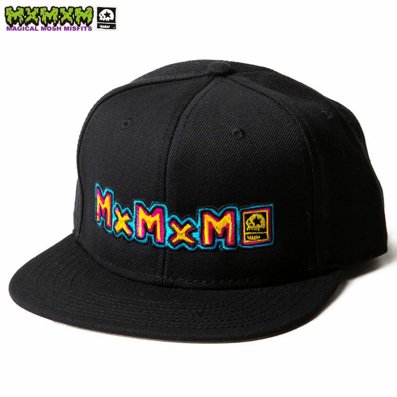 MxMxM COLORS LOGO BB CAP(BLACK)