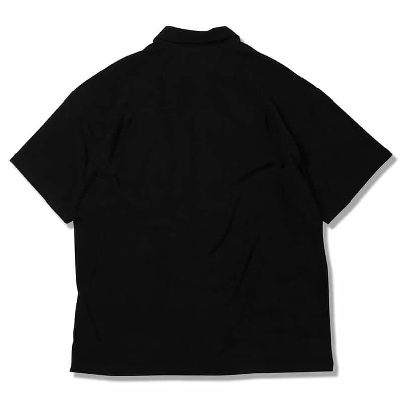 【予約受付】アニマリアANIMALIAORTEGASHIRTS(ブラック黒BLACK)アニマリアシャツANIMALIAシャツアニマリア半袖ANIMALIA半袖刺繍パイル