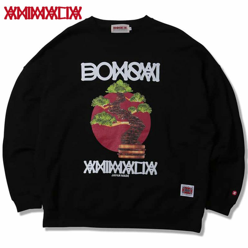 【予約受付】アニマリアANIMALIABIGSILHOUETTECREWNECKSWEAT-BONSAIBURGER(ブラック黒BLACK)アニマリアトレーナーANIMALIAトレーナーアニマリアクルーネックANIMALIAクルーネックスウェットビッグシルエット