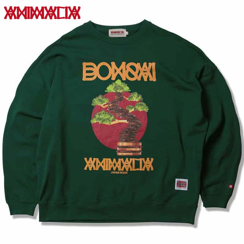 【予約受付】アニマリアANIMALIABIGSILHOUETTECREWNECKSWEAT-BONSAIBURGER(ブラック黒BLACK)アニマリアトレーナーANIMALIAトレーナーアニマリアクルーネックANIMALIAクルーネックスウェットビッグシルエット