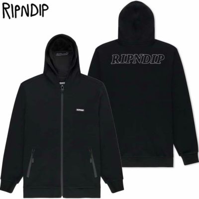 リップンディップ RIPNDIP FUCKIN FUCK BALACLAVA HOODIE(BLACK)
