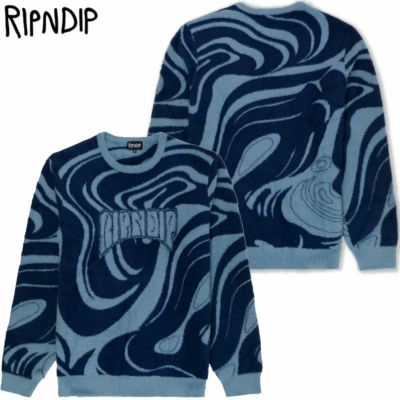 リップンディップ RIPNDIP PSYCHEDELIC MOHAIR SWEATER(DARK SLATE)