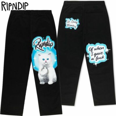 リップンディップ RIPNDIP IN LOVING MEMORY PANTS(BLACK)