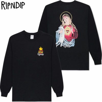 リップンディップ RIPNDIP MOTHER MARY LONG SLEEVE(BLACK)