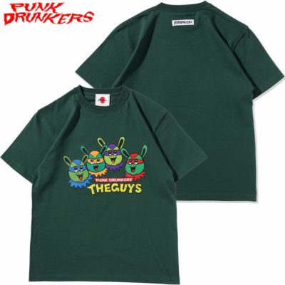 パンクドランカーズ PUNK DRUNKERS マッポたちTEE(D.GREEN)