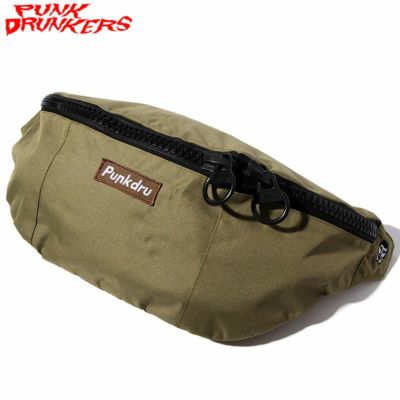 パンクドランカーズ PUNK DRUNKERS でっけぇウエストBAG(KHAKI)