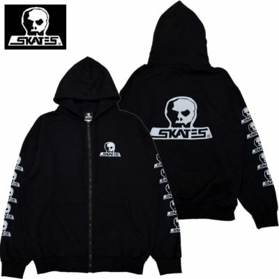 スカルスケーツ SKULL SKATES CLASSIC LOGO ZIP HOODIE(BLACK)