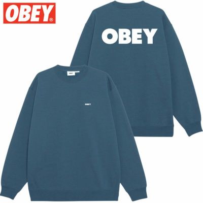 オベイ OBEY OBEY BOLD CREW(CORONET BLUE)