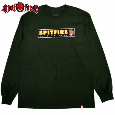 スピットファイヤーウィール  SPITFIRE WHEELS LTB L/S T-SHIRT(FOREST GREEN)