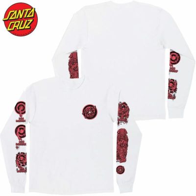 サンタクルーズ SANTA CRUZ ROB EVOLUTION L/S T-SHIRTS(WHITE)