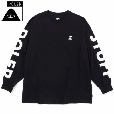 ポーラー POLER POLER STUFF RELAX FIT L/S TEE(BLACK)