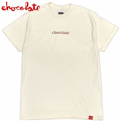 チョコレートスケートボード CHOCOLATE SKATEBOARDS BAR S/S TEE(CREAM)