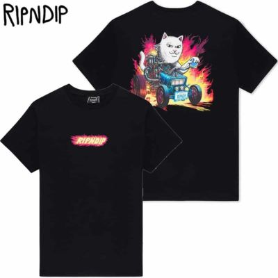 リップンディップ RIPNDIP RISKY BUSINESS TEE(BLACK)