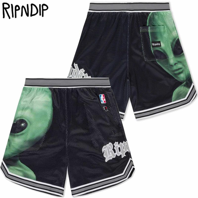 RIPNDIP バスケットボールパンツ 波デザイン RIPNDIP バスケットボールパンツ 波デザイン バスケットボール