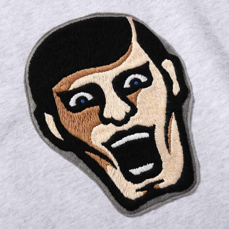 パンクドランカーズ PUNK DRUNKERS [PDS×O.K.]あいつ手振り刺繍BIG