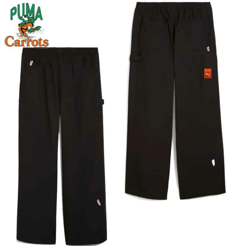 PUMA × CARROTS CARGO PANTS WV (BLACK)