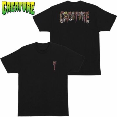 クリーチャースケートボード CREATURE SKATEBOARDS CATACOMB RELIC S/S  HEAVYWEIGHT TEE(BLACK)
