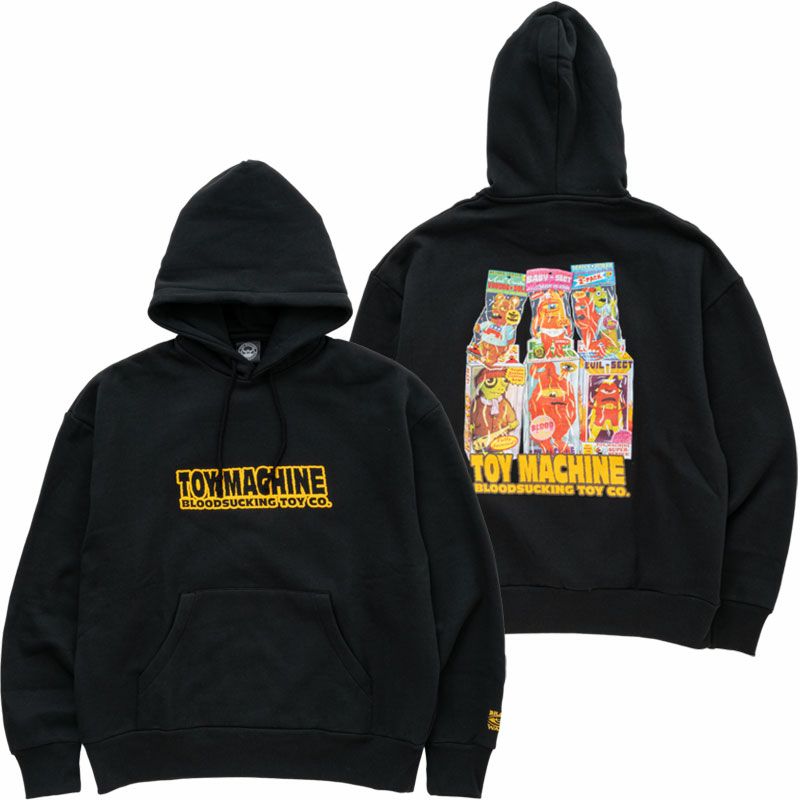 トイマシーン TOY MACHINE DOLLS SWEAT PARKA(BLACK) |  大阪心斎橋アメリカ村のセレクトショップWARP(ワープ)の公式オンラインストア！