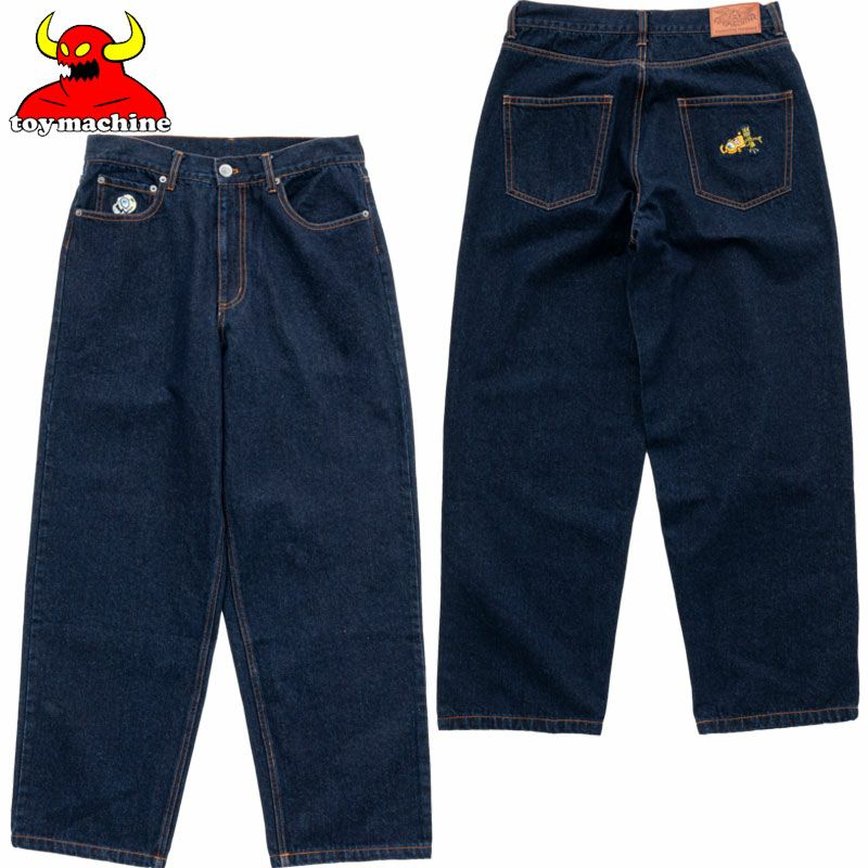 ROBOT ＆ SECT LOOSE STRAIGHT DENIM PANTS(ONE WASH)