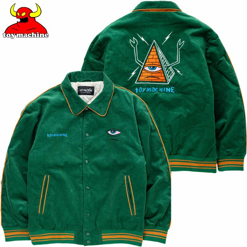 PYRAMID SECT CORDUROY JACKET(GREEN)