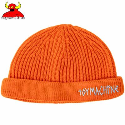トイマシーン TOY MACHINE TAPELOGO BEANIE(ORANGE)