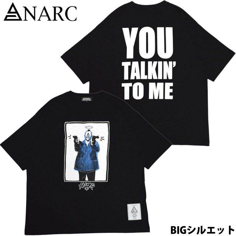 TALKING OF ME TEE(BLACK/BLUE)