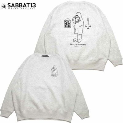 サバトサーティーン SABBAT13 BLACK MASS BIG SWEAT(ASH)