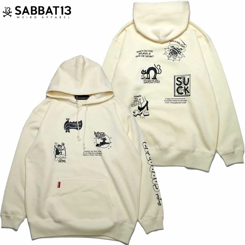 SABBAT13 SABBAT HOODIE(NATURAL)