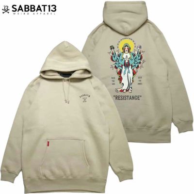 サバトサーティーン SABBAT13 13 HANDS MARIA HOODIE(BEIGE)