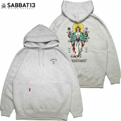サバトサーティーン SABBAT13 13 HANDS MARIA HOODIE(ASH)