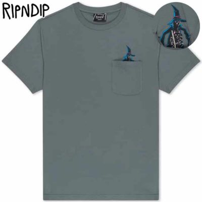 リップンディップ RIPNDIP JERMIE WITCH TEE(CHARCOAL)