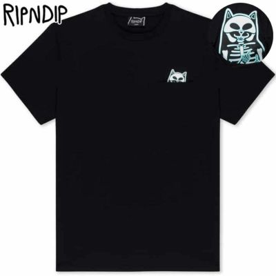リップンディップ RIPNDIP LORD SKELLY TEE(BLACK)