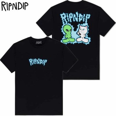 リップンディップ RIPNDIP SHOCKING TEE(BLACK)