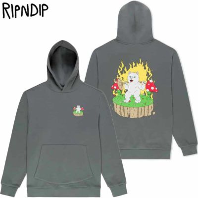 リップンディップ RIPNDIP BULKING HOODIE(CHARCOAL)