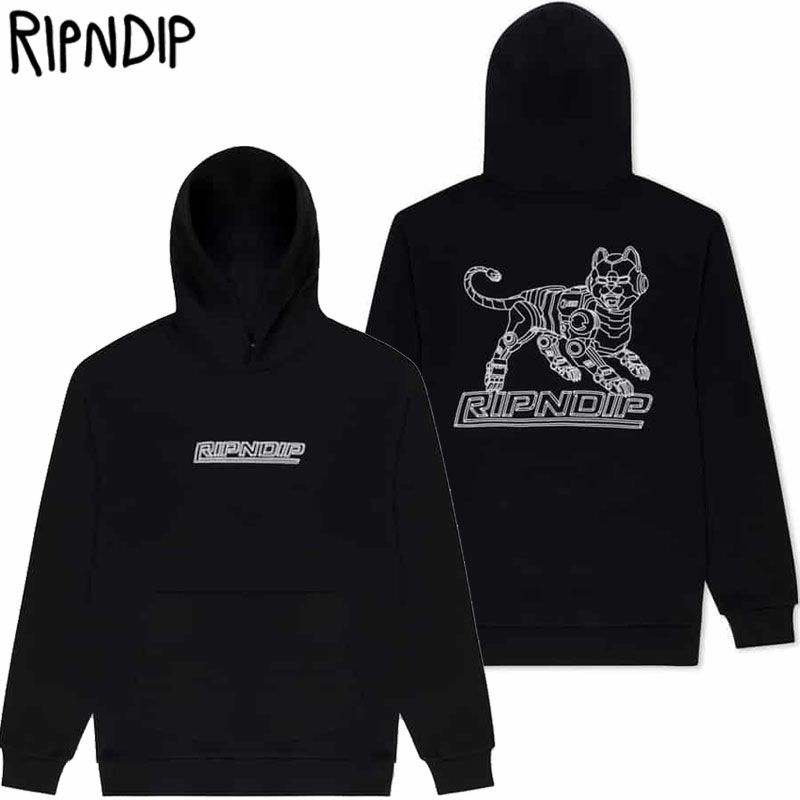RIPNDIP Robo Nerm フーディ パーカー Black 送料込み リップンディップ RIPNDIP ROBO NERM HOODIE(BLACK) | 大阪