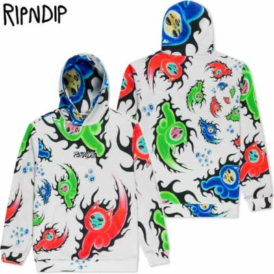 リップンディップ RIPNDIP EMBER HOODIE(DUSTY GRAY)