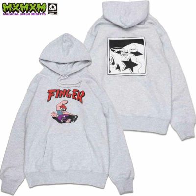 マジカルモッシュミスフィッツ MAGICAL MOSH MISFITS MxMxM YUBISUKE CLUB HOODIE(GRAY)