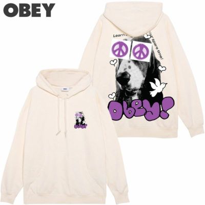 オベイ OBEY OBEY PEACE EYE HOOD(UNBLEACHED)