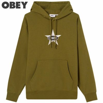 オベイ OBEY EMPIRE HOOD(MOSS GREEN)