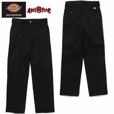 ディッキーズ スケートボーディング Dickies SKATEBOARDING DICKIES×SPITFIRE FLANNEL CUFF PANT(BLACK)
