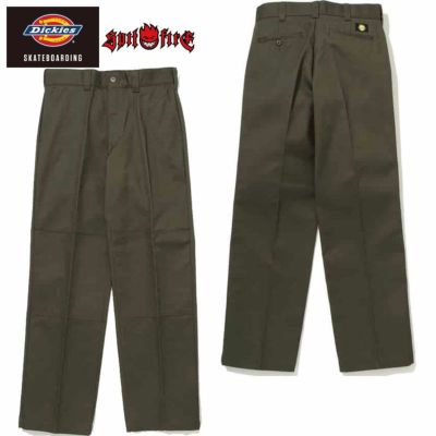 ディッキーズ スケートボーディング Dickies SKATEBOARDING DICKIES×SPITFIRE DOUBLE KNEE PANT(OLIVE GREEN)