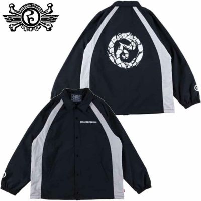 ローリングクレイドル ROLLING CRADLE RC LOGO COACH JACKET(BLACK)