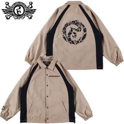 ローリングクレイドル ROLLING CRADLE RC LOGO COACH JACKET(BEIGE)