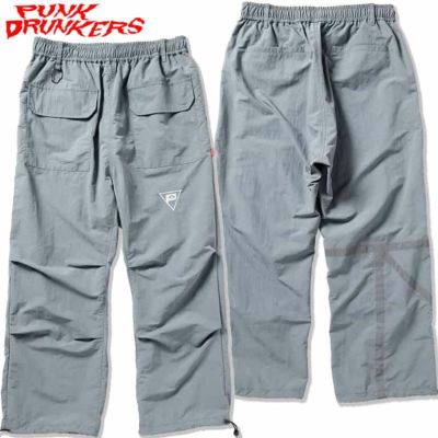 パンクドランカーズ PUNK DRUNKERS テックナイロンパンツ/下(GRAY)