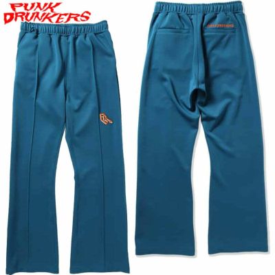 パンクドランカーズ PUNK DRUNKERS PDSフレアジャージパンツ(BLUE)