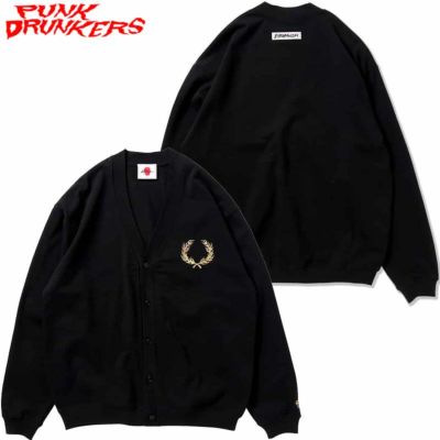 パンクドランカーズ PUNK DRUNKERS ファイヤーカーディガン(BLACK)