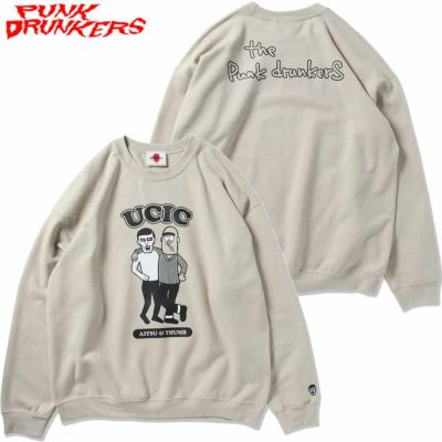 パンクドランカーズ PUNK DRUNKERS アイツとサムトレーナー(BEIGE)